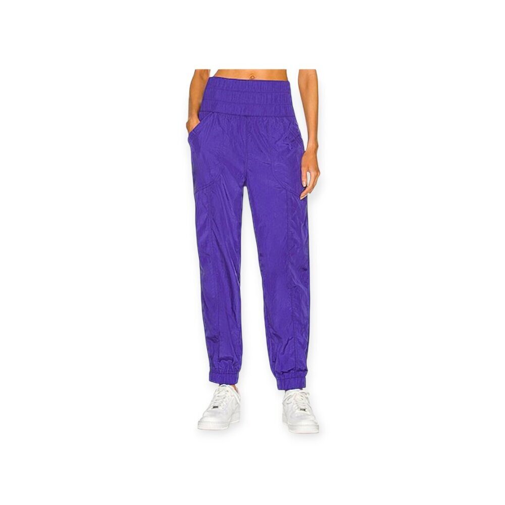 Free People FP Movement Way Home Joggers Regency Purple Splash Athleisure Pants